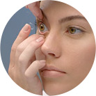 Påsætning af linser