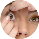 Påsætning af linser