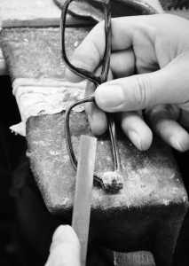 Fremstilling af Tom Davies briller