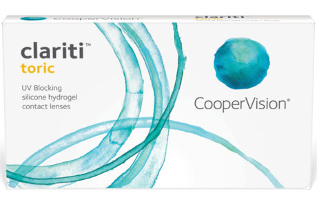 Æske med CooperVision Clariti Toric-kontaktlinser