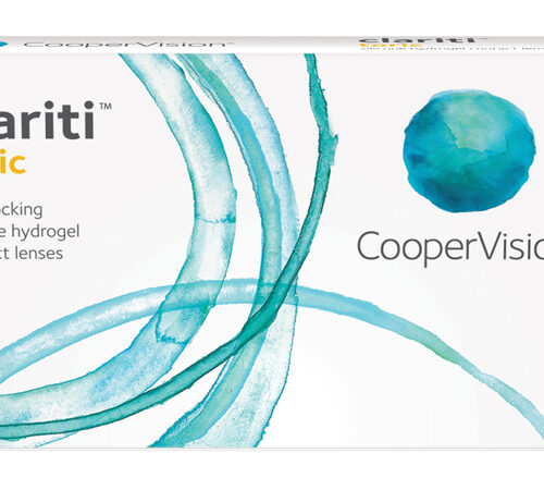 Æske med CooperVision Clariti Toric-kontaktlinser