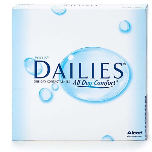 Æske med Dailies all day Comfort-kontaktlinser 90 stk.