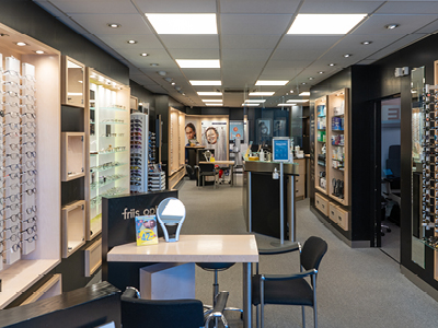 Friis Optik Hospitalsgades interiør