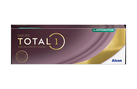 Æske med Alcon Total 1 for Astigmatism