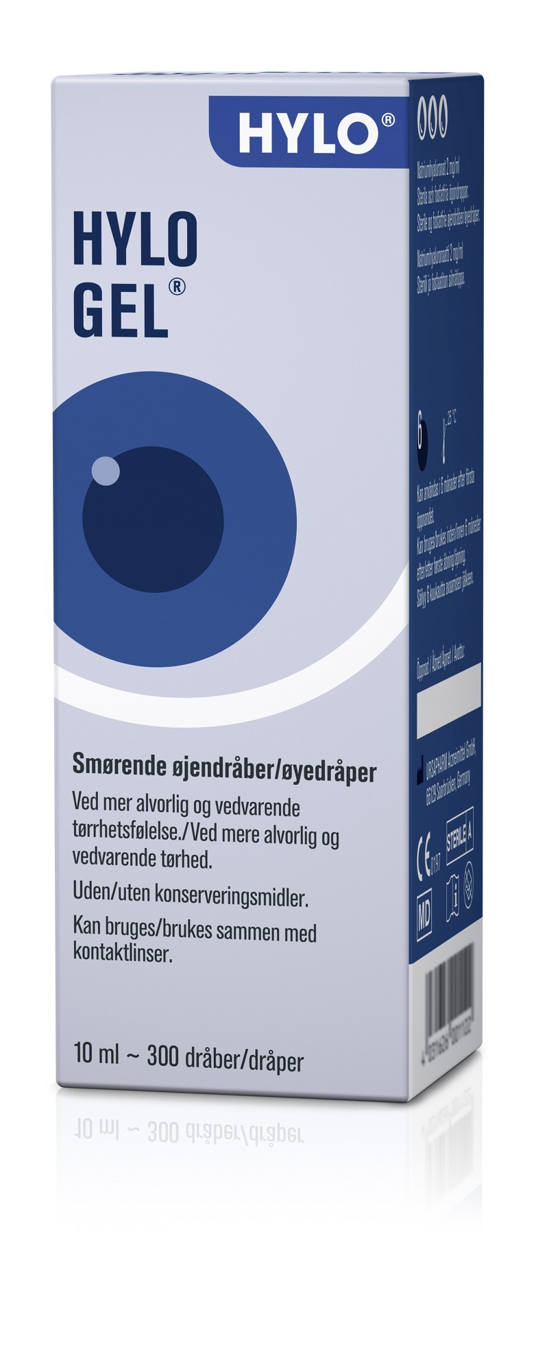 Hylo Gel Øjendråber Mod tørre øjne og kontaktlinsebrugere