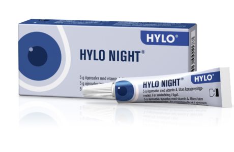 Hylo Night Øjensalve 5 g – Nat øjensalve mod tørre øjne