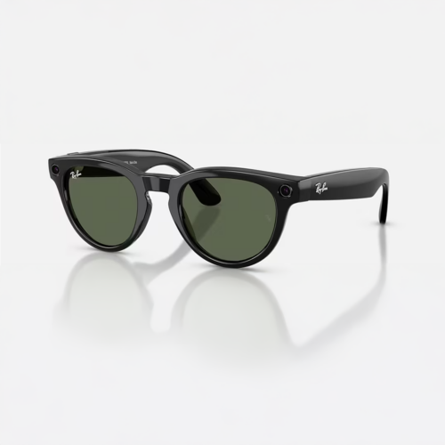 Ray Ban Headliner - Shinny Black Polar Green