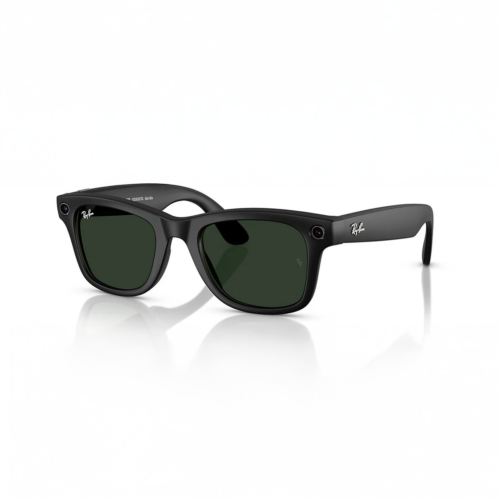 Ray ban Wayfarer - Matter Black Transitions Graph Green
